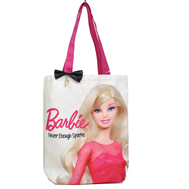 Barbie バービー トートバッグ フューシャピンク やっぱ女子力にはbarbieでしょ Cutebeauty