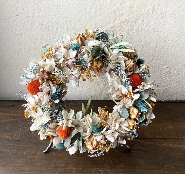 北欧カラーのリース Mi Mu 花と緑と心に優しいフラワーの通販店