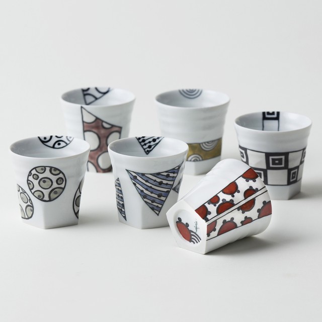 やきもの工房こすず 探 遊び かに Arita 地の盃