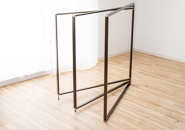 アルミ製 衣類 布団干し 4枚タイプ ブラウン Sanai Official Shop Base店 サイエンス ミラブル 正規代理店