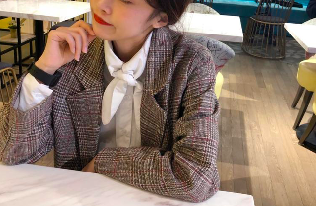 グレンチェックジャケット チェック テーラードジャケット レディース 秋 チェック ジャケット 秋 グレンチェック ジャケット 秋冬 ダブルボタン グレンチェック レディース ベーシック 通勤 Ol 秋冬 通学 ダッフルコート トレンド 1221 Sayurio レディースアパレル