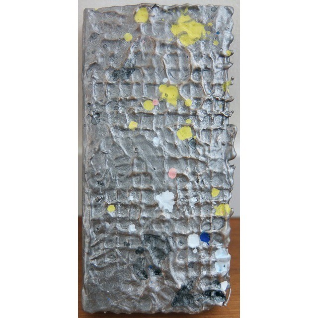 無題 廃材の木片にミクストメディア アート作品 抽象画 絵画 内野隆文 Takafumiuchino Takafumi Uchino Atelier 内野隆文 公式ショップ