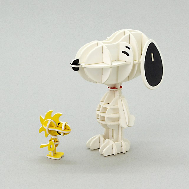 Paper Art Si Gu Mi Plus スヌーピー ウッドストック Takumi多組