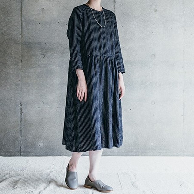 Fog Linen Work フォグリネンワーク ロッタワンピース ジョージ Robin Aso