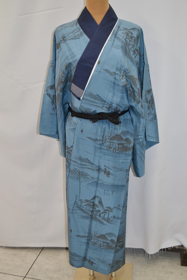 男性着物 アンティーク着物侘びすけ 大正ロマンやモダンでおしゃれな着物