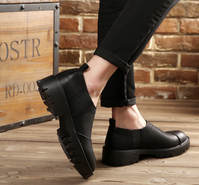 メンズ ファッション 靴 厚底ブーツ 高身長 E Vole