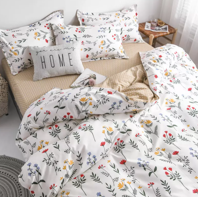 おしゃれ ベッドカバー ３点セット 寝具セット 韓国インテリア 花柄 Cozy Style
