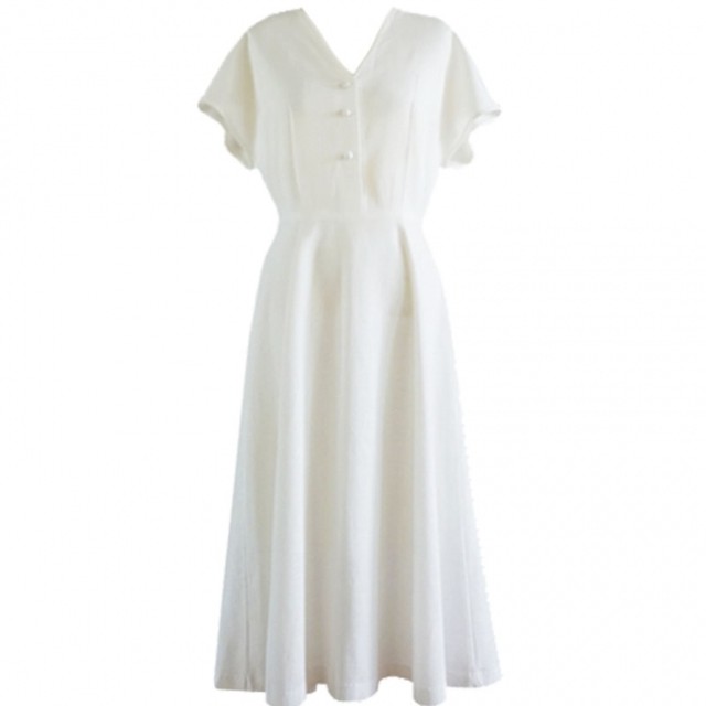 川 どこ 所有権 白 ワンピース V ネック Coaching Creatif Net