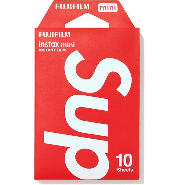 Supreme Fujifilm Instax Mini Instant Film Pack Of 10 Supreme Supreme シュプリーム 富士フィルム ミニインスタントフィルム Inception