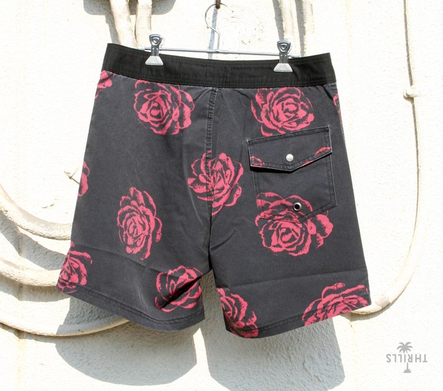 Thrills Co Dark Rose Boardshort Vintage Black メンズ ボードショーツ 19ss 海水パンツ 花柄 スリルズ オーストラリア ブランド バイロンベイ All The Way Online