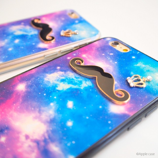 Iphone6s ケース カバー ひげ スワロフスキー 使用 クラウン 星空 シリコン 宇宙 高級 かわいい Iphone6s Iphone Apple Case カバー ケース 星 Ca1275 アップルケース