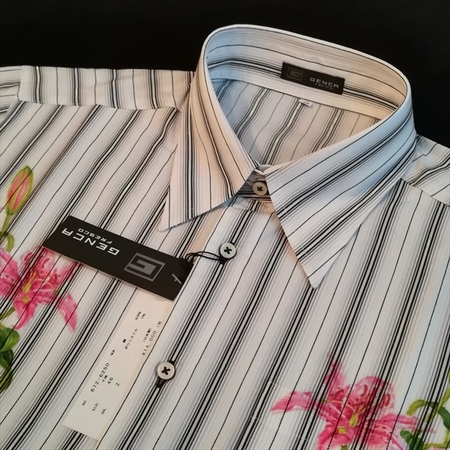 672 6250 Bk Genca 半袖46ｍ 日本製 コージーローズ価格151円の半額 ５０ Off 人気 ワイシャツ カッターシャツ メンズ 格安 Sale ブランド スタイリッシュ おしゃれ ビジネス Cozyrose コージーローズ