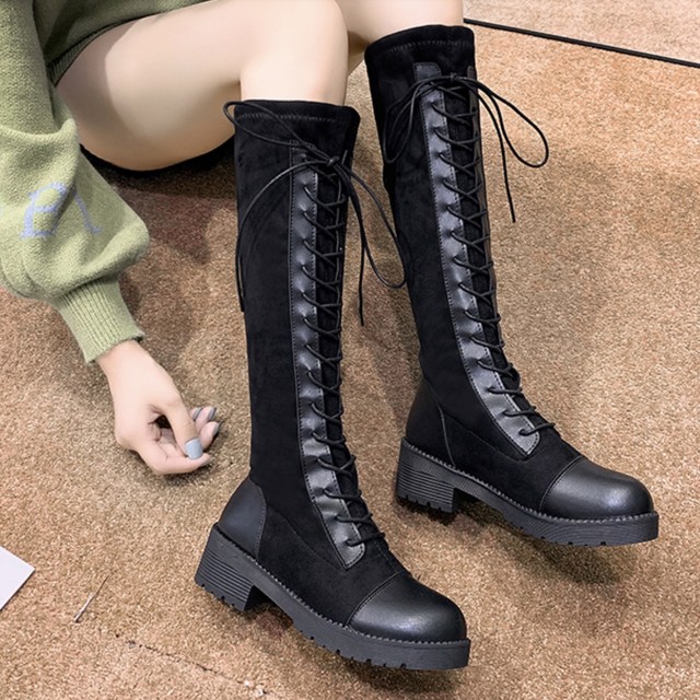 レースアップロングブーツ 2種 Selectshop Lumignon Coure