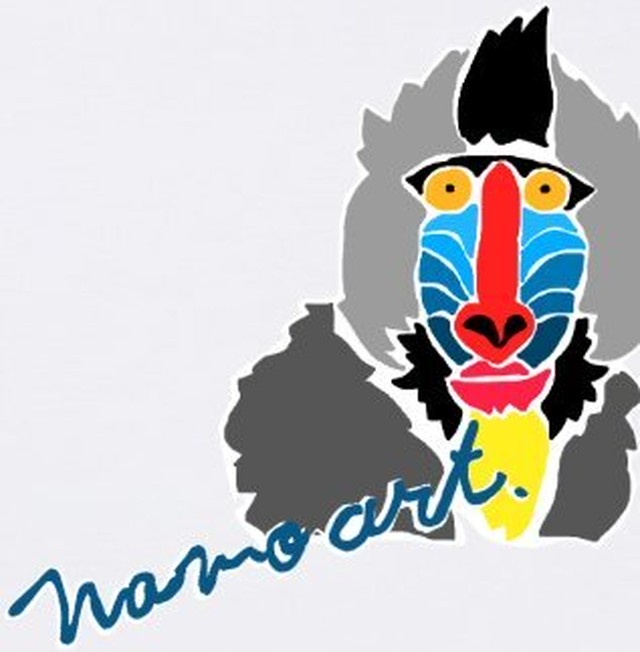 Mamoart Tシャツ マントヒヒ Mamoart