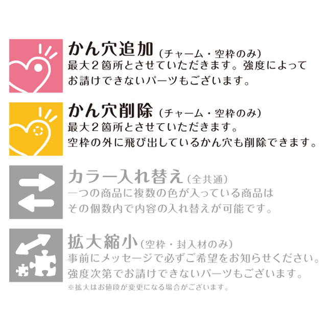 氷のかけらラウンド 藍 アクリルチャーム Happystand