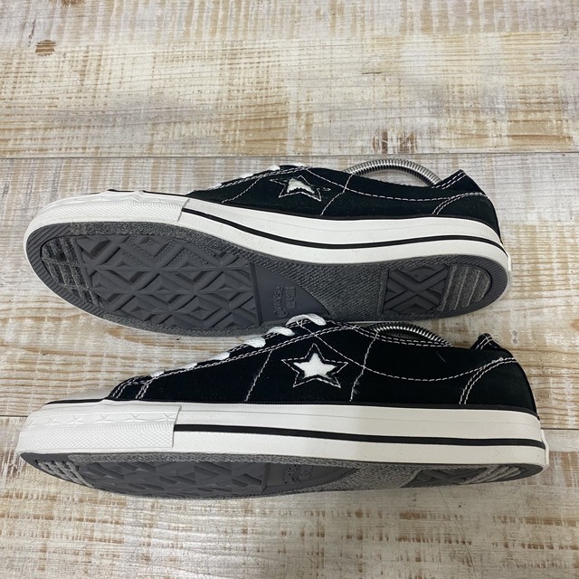 ワンスター Converse コンバース ワンスター ローカットスニーカー 黒 白 25cm Slut Albatross Vintage