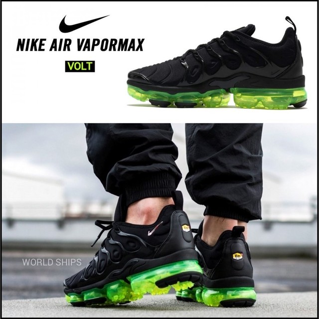 エアヴェイパーマックス ナイキ スニーカー レディース メンズ Nike Air Vapormax Plus ブラック ボルト Nike 569 World Ships