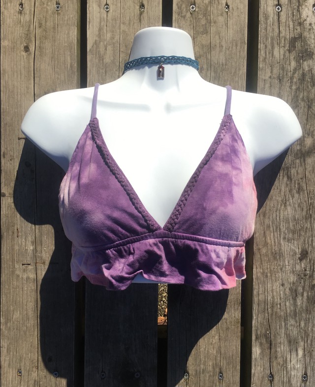 161 バッククロスブラ ピンク パープル Mサイズ Sa Mi