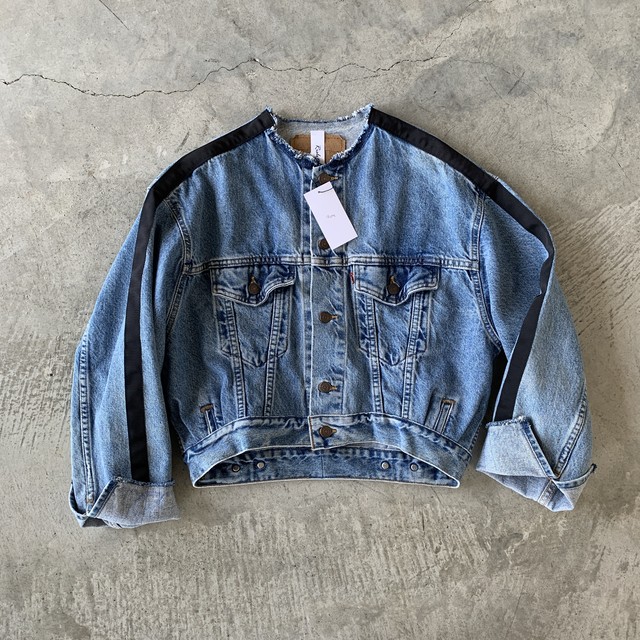 Risley リズレイ こだわり満載 世界にひとつだけ Levis リーバイス リメイクデニムジャケット いつでも輝いていたい そんな女性の為のセレクトショップm Sple エムスプレ