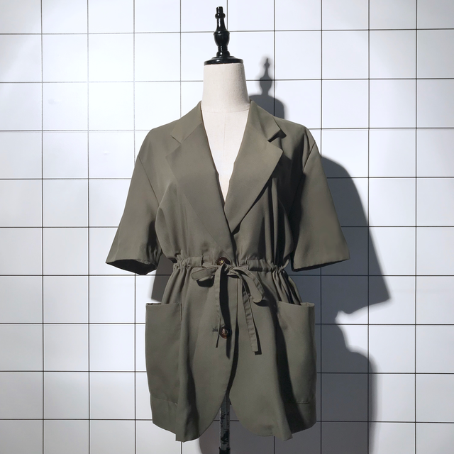 送料無料 80s Moss Green 2way Design Tailored Jacket モス 送料無料 80s Moss Green 2way Design Tailored Jacket モス