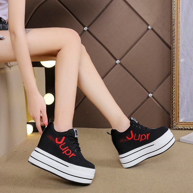 厚底 インヒール スニーカー レースアップ 韓国ファッション レディース 厚底シューズ ローカット 歩きやすい カジュアル かわいい ガーリー Chiko チコ プチプラレディースファッション通販 韓国ファッション