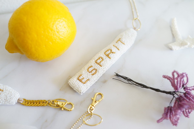 【刺繍キーアクセサリー】 "ESPRIT"