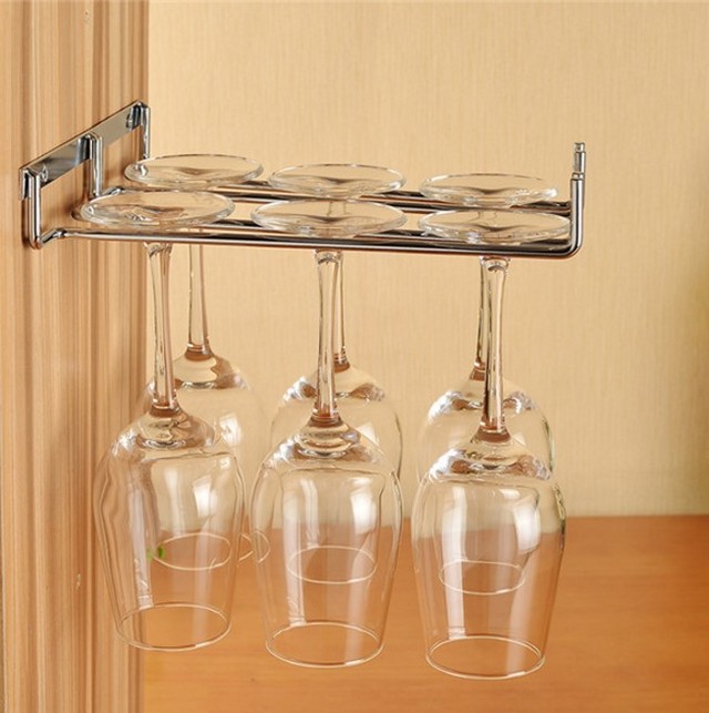 壁掛け用ワイングラスレール 壁 ウォールラック ワイン グラス ホルダー レール インテリア キッチン バー レストラン ステンレス 0159 Women S Ark