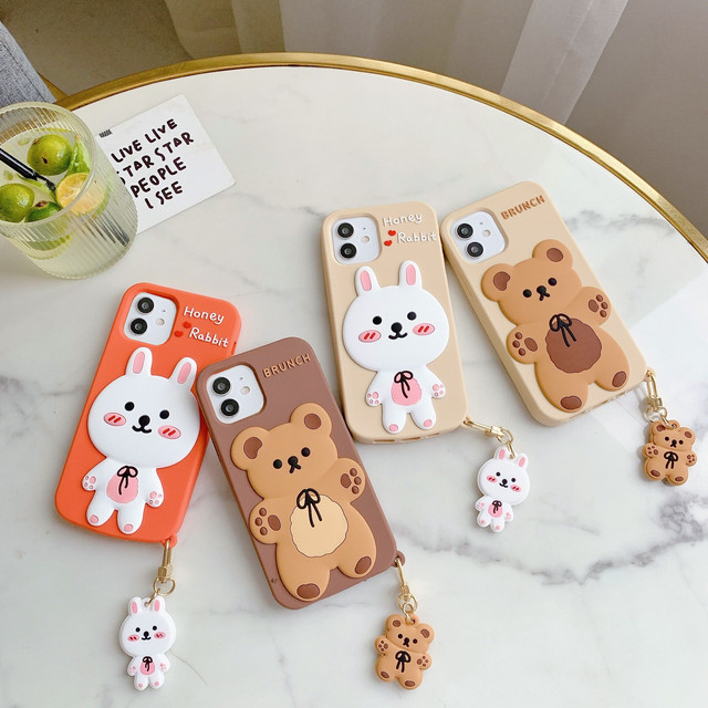 Iphone12ケース かわいい Iphone11ケース お揃いグッズ うさぎ くま アイフォン カバー シリコン キュート Iphone 12promax 12pro 12 12mini ケース Iphone11 Xr Xs 8plus Se2 8 スマホケース Iphone12 Iphone7各モデル対応 かわいいairpodsケース Apple Watch