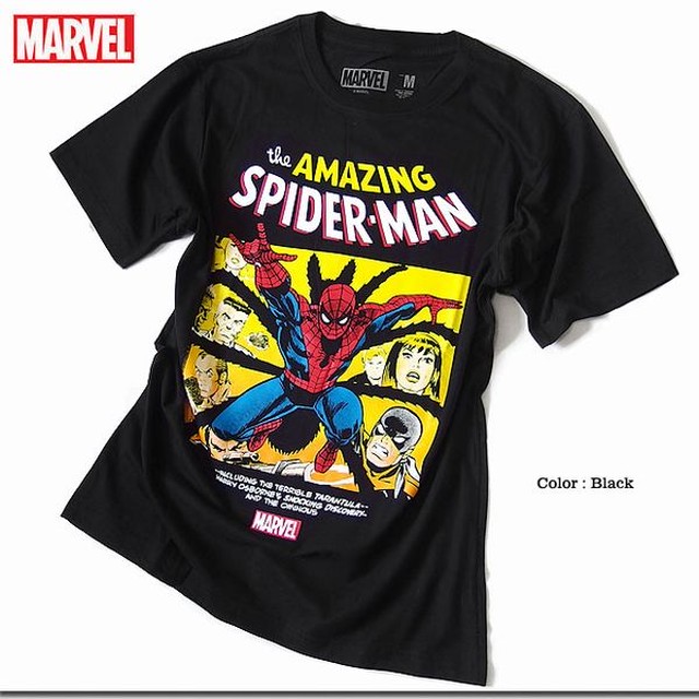 半袖 Tシャツ カットソー トップス メンズファッション アメコミブランド Marvel マーベル クール スパイダーマン Tシャツ 女の子 1004 Eplus814 Tre Fiore