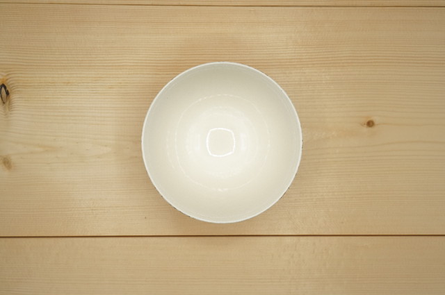 お茶碗 波佐見焼 刷毛花紋 青 大黒屋海苔店うつわ