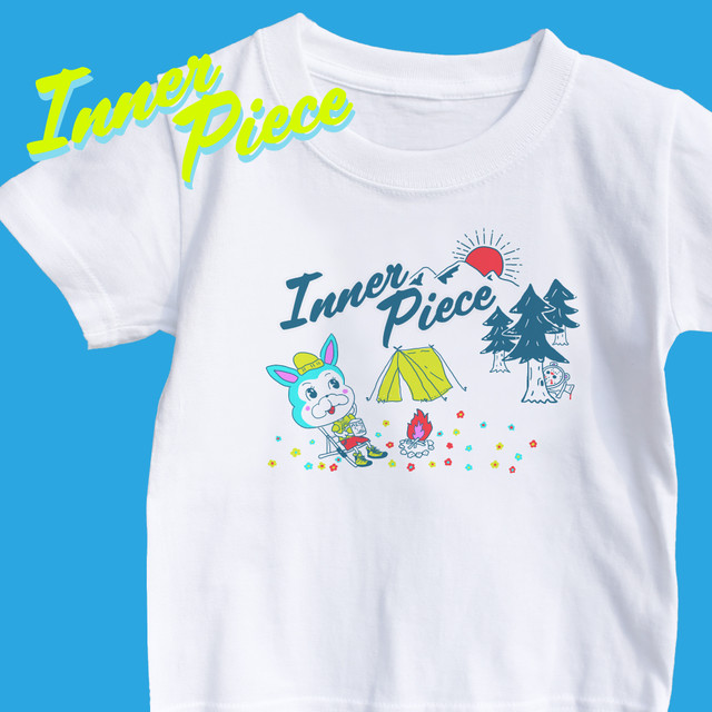 Kid Sサイズ キャンプtシャツ インナーピース オリジナル フレブル アウトドア 親子コーデ Foolswitch