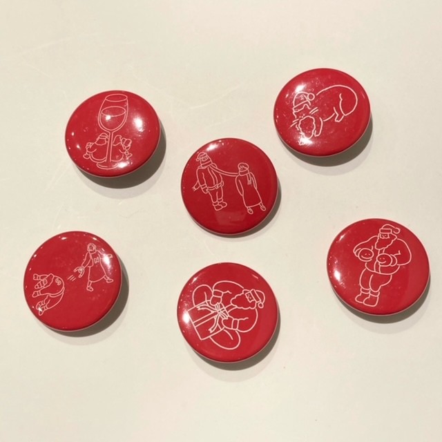 スペシャルコラボアイテム 深川 優 Original Badge Close To You Red 気分でさがす Cafe Books Bibliotheque Online Store