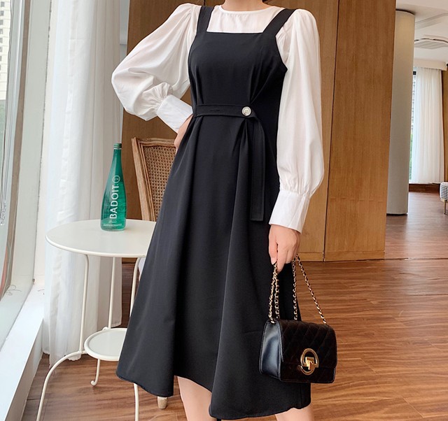 レディライクサスペンダースカート 【lady like suspender skirt】