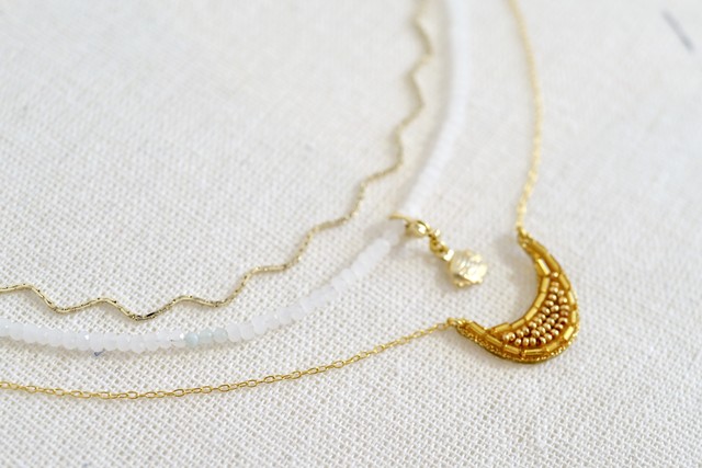 【ネックレス】wave chain/gold✴︎