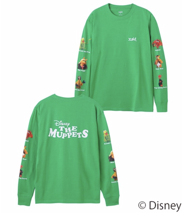X Girl X Girl Disney The Muppets Printed Sleeve L S Tee ディズニーコラボ ザ マペッツ Xgirl Xg エックスガール Inception
