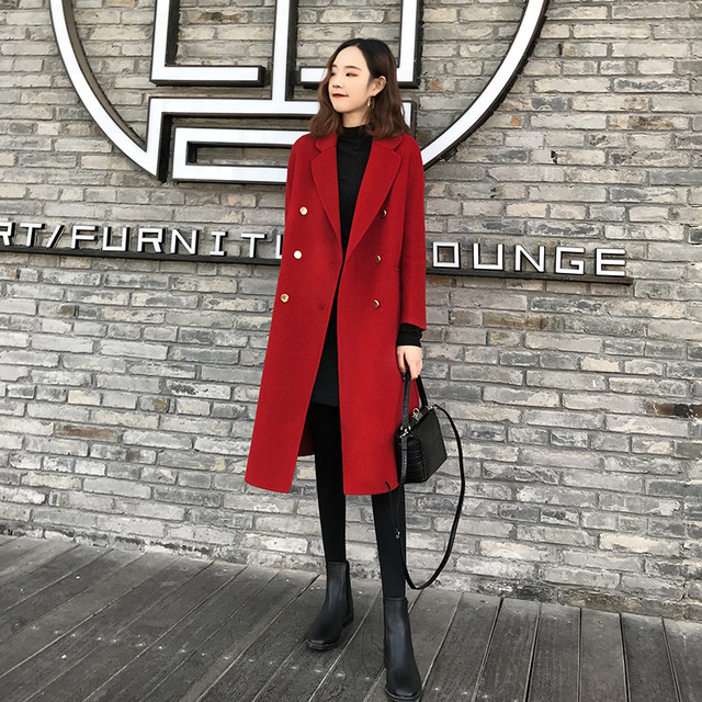 赤ウールコート コート チェスターコート オーバーコート アウター きれいめ ダブル 無地 通勤 レディース おしゃれ Ms Tb 1140 Meish Store メイッシュストア レディースアパレル ノーブランド プチプラファッション