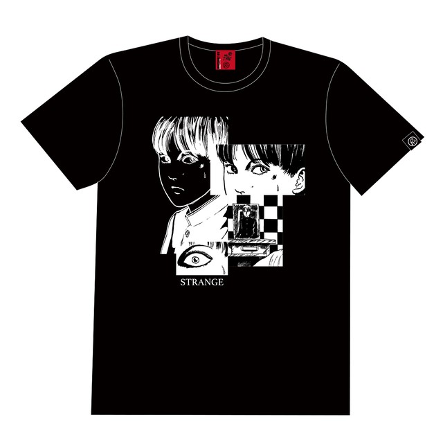 〈伊藤 潤二〉STRANGE Tシャツ(押切 トオル)