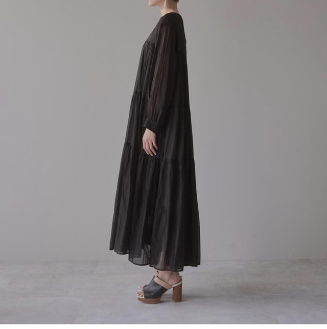 Acuta ボイルティアードzipワンピース Nouvelle Vague