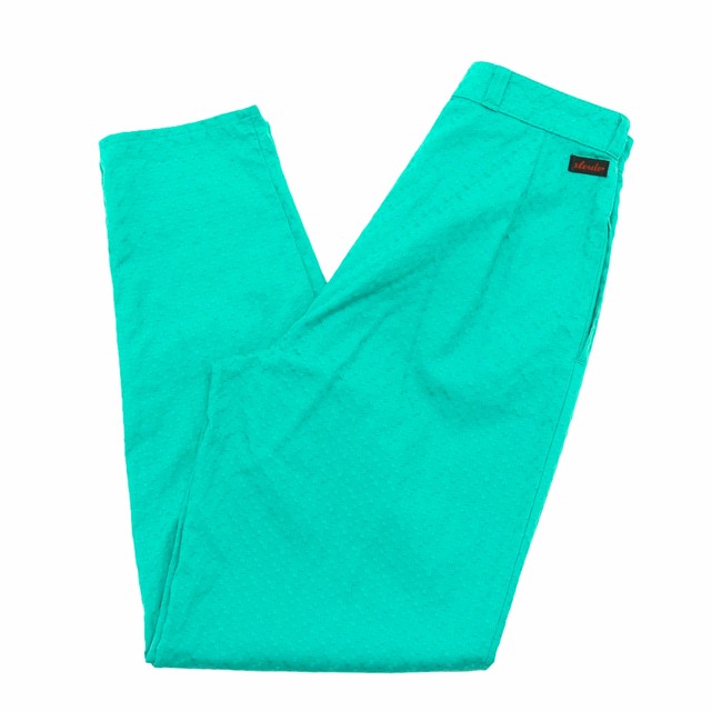 Eur vtg "slender" full embroidery slacks
