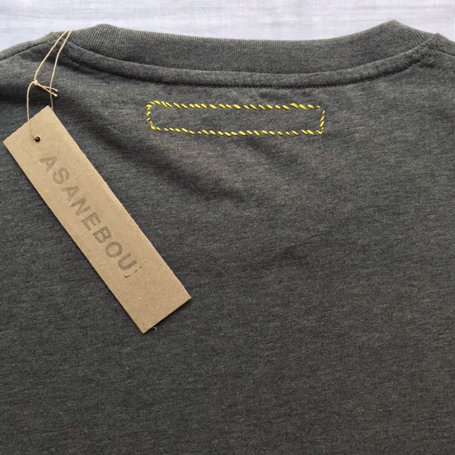 ハンドメイドtシャツ Asanebou Mountains Tシャツ チャコールグレー フリーサイズ 作家作品 Cocoa ココア ナチュラル服 靴下 ハンドメイド雑貨 アクセサリーの通販