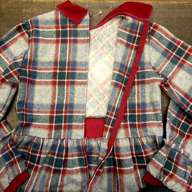 Used ヨーロッパ古着 80sドレス 140 Churchill Kids Wear