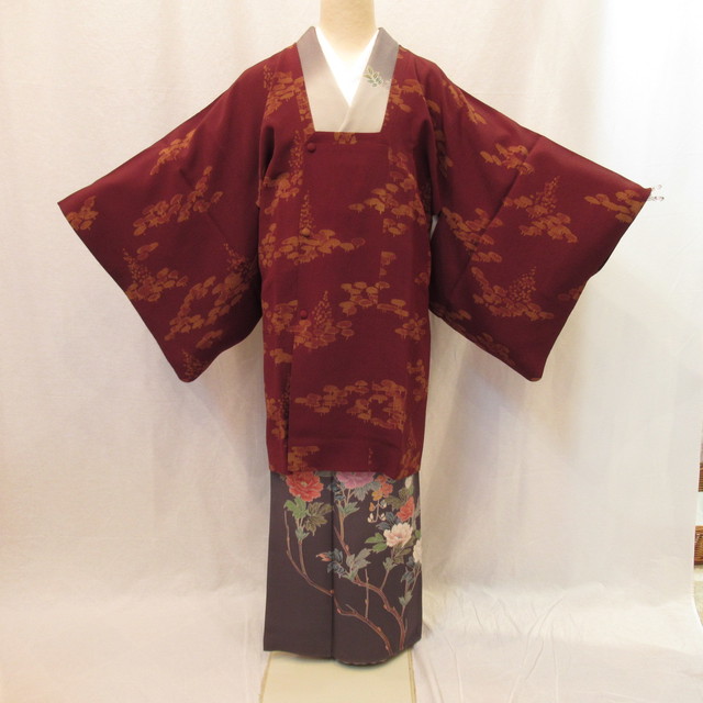 ちりめん道行コート1284 リサイクル着物のコーディネート販売 La遇