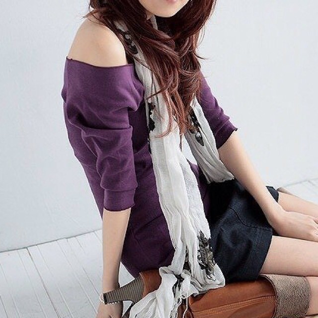 小悪魔系 ギャル向け 肩出しチュニック Shoopyrabbit