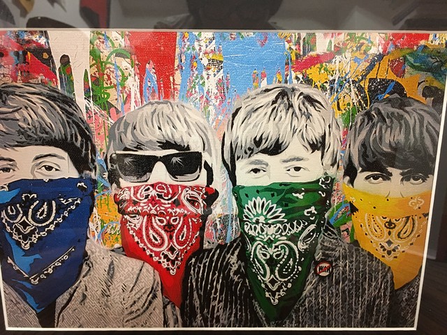 Mr Brainwash The Beatles 2 ジークレープリント フレーム付き Artmabo