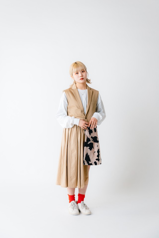 Inspire インスパイア 60 牛柄切替トレンチワンピース Cow Pattern Trench One Piece Is Op 01 Harmonie