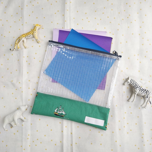 折り紙ケース マスクポーチ ヨット マルチポーチ マルチケース マスクケース Ohariko