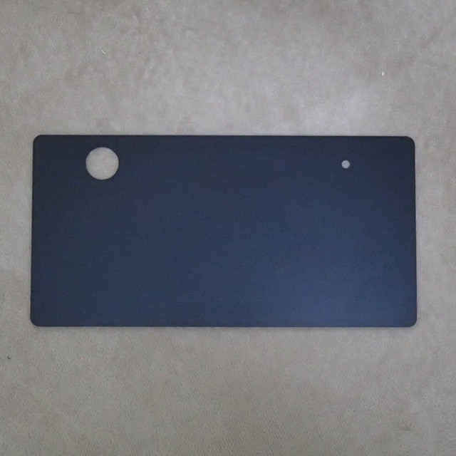 展示 撮影用ナンバープレート 黒ツヤ有 フロント リアの前後セット 無地 ダミー カバー 普通車用 3free