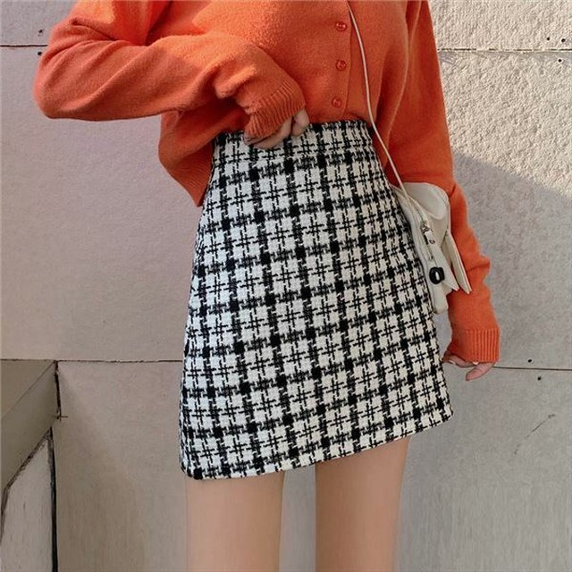 台形ミニスカート チェック柄 台形 スカート ミニスカート ミニ丈 クラシック きれいめ トレンド ハイウエスト 可愛い レディース ミニスカ デート インスタ映え 10代 代 30代 Laff Store 会社情報 納期の確認をお願いします
