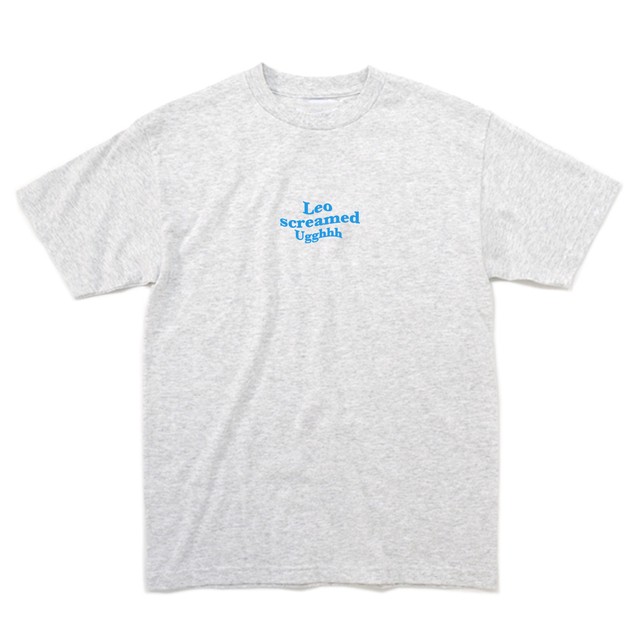 【Photo by Leo】Leo screamed Ugghhh Logo Tee