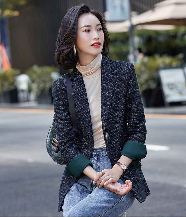 ジャケットレディース 冬 テーラードジャケット レディース チェック ジャケット レディース 大きいサイズ レディース ジャケット 韓国 ジャケット Ol カジュアル 新作 3xl おしゃれ デニム An Allure